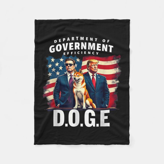 Manar Womens Doge Department of Government Fleecefilt (Framsidan)