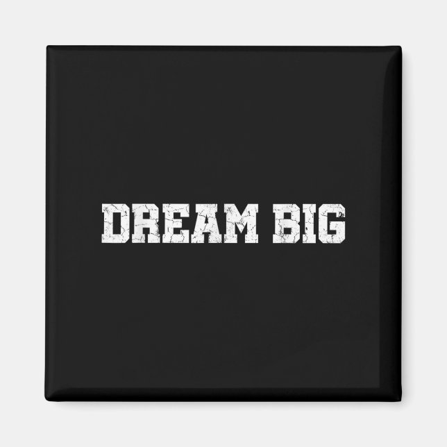 Manar Womens Dream Big Quotes Motivational Graphic Magnet (Framsidan)