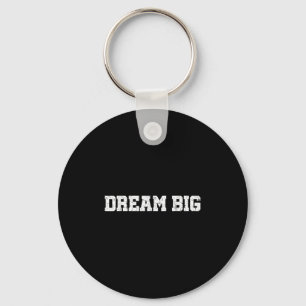 Manar Womens Dream Big Quotes Motivational Graphic Nyckelring