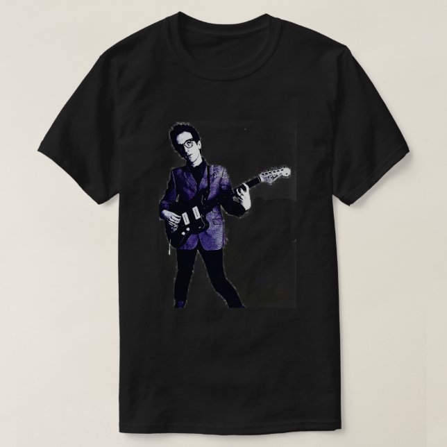 Manar Womens Elvis Costello Coola Gift T Shirt (Design framsida)