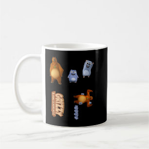 Manar Womens Grizzy och Lemmings underbara Kids Gi Kaffemugg
