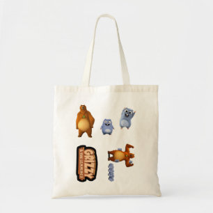 Manar Womens Grizzy och Lemmings underbara Kids Gi Tygkasse