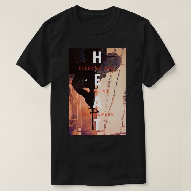 Manar Womens Heat Al Pacino Heat Movie Lucky Gift T Shirt (Design framsida)