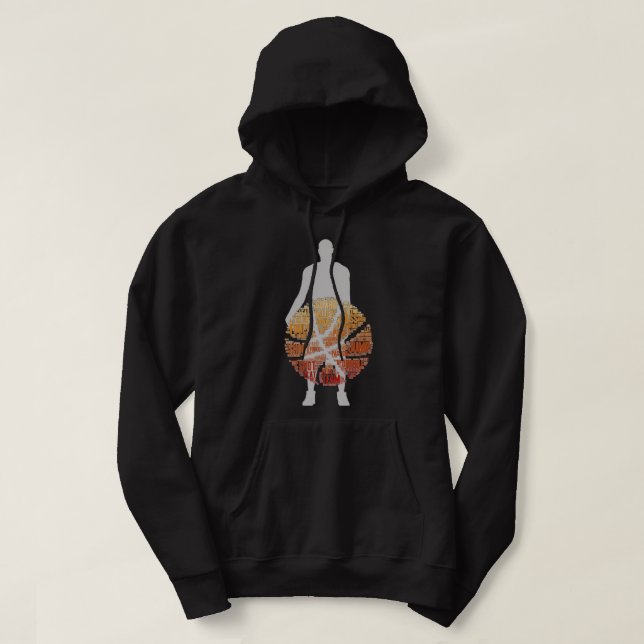 Manar Womens Hoodie Sweatshirt Basketball Game (Design framsida)