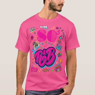 Manar Women's Kids Coola Retro I Heart 80's Rb Mus T Shirt