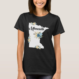 Manar Womens Kids Minnesota Home State Karta Pride T Shirt