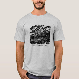 Manar Woodblock Logotyp T-Shirt - Grått