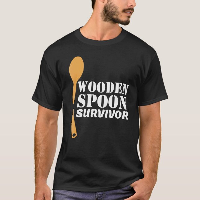 Manar Wooden Spoon Survivor Italienska Filipino Pr T Shirt (Framsida)
