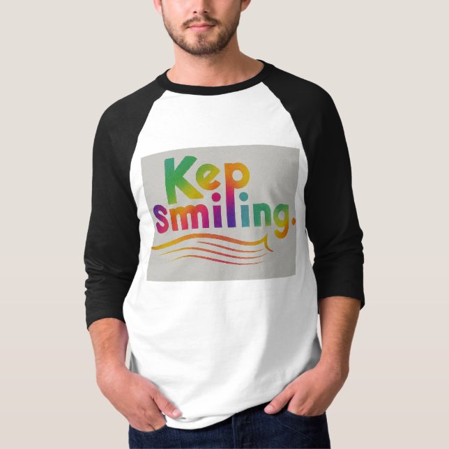 Manar Work Hard Dream Big Raglan T Shirt (Framsida)