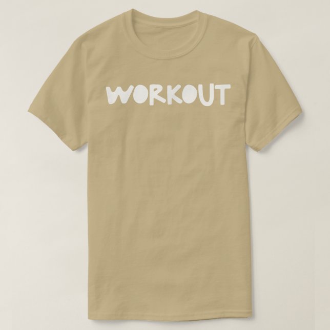 Manar WORKOUT Gym Fitness Workout Bodybuilding Mot T Shirt (Design framsida)
