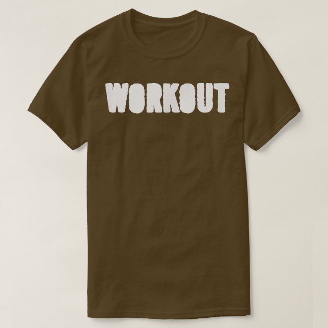 Manar WORKOUT Gym Fitness Workout Bodybuilding Mot T Shirt (Design framsida)