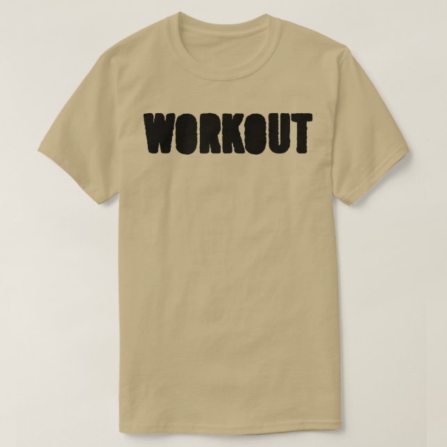 Manar WORKOUT Gym Fitness Workout Bodybuilding Mot T Shirt (Design framsida)