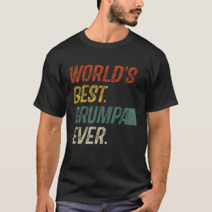 Manar World Bästa Gumpa någonsin Vintagen Pappa Fa T Shirt