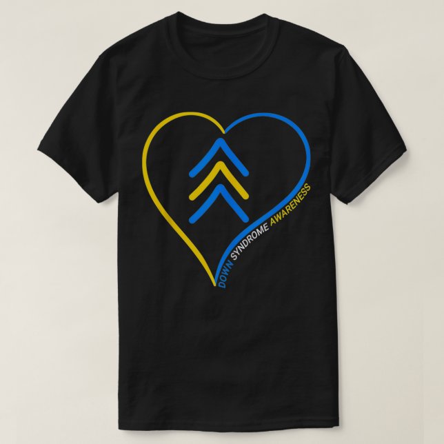 Manar World Down Syndrome Day 2022 Down Syndrome A T Shirt (Design framsida)