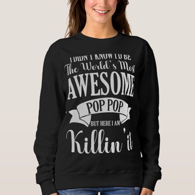 Manar World S Mest Fantastisk Pop Pop Funny Proud  T Shirt (Framsida)