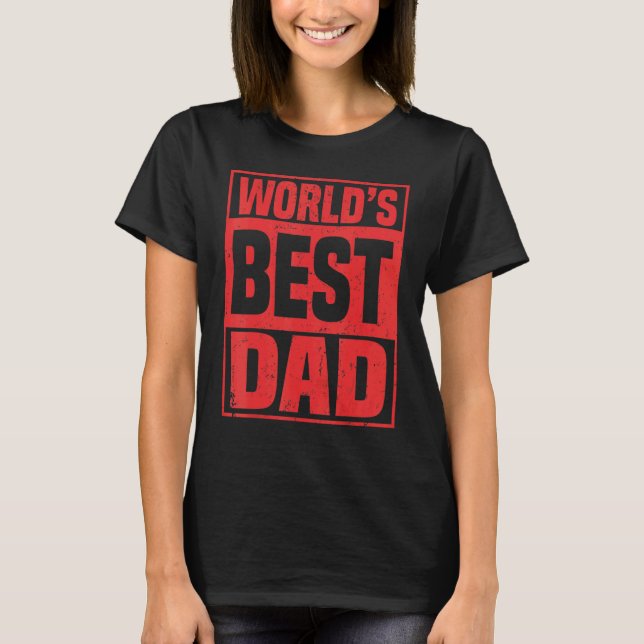 Manar Worlds bästa Pappa-dagsoffert för Far som sä T Shirt (Framsida)