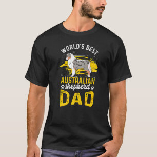 Manar World's Best Australian shepherd Pappa Aussi T Shirt