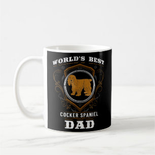 Manar World's Best Cocker Spain Pappa Hund aveln Kaffemugg