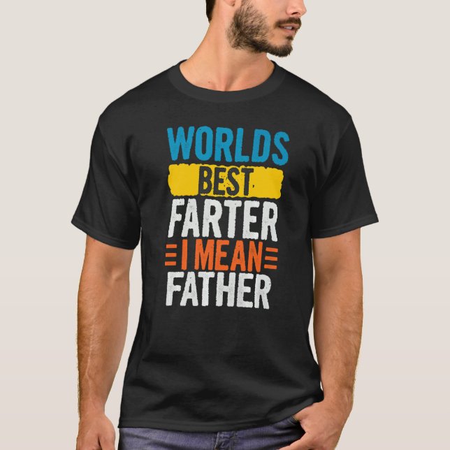 Manar Worlds Best Farter I Elak Far T Shirt (Framsida)