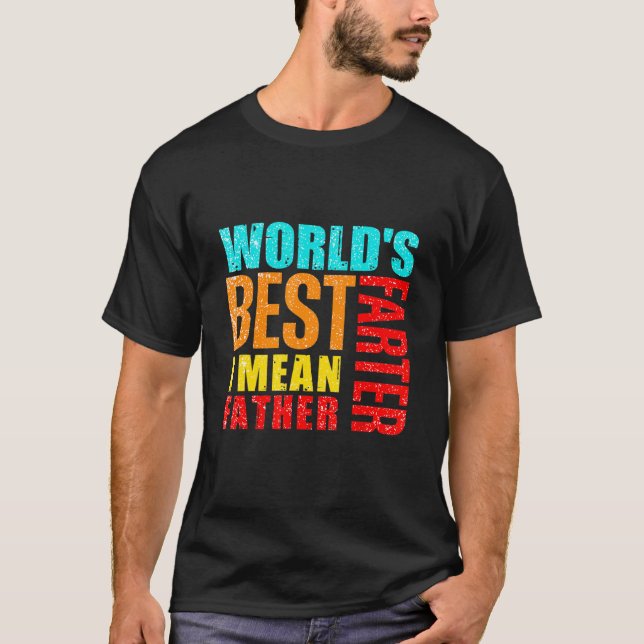 Manar Worlds Best Farter I Elak Far T Shirt (Framsida)