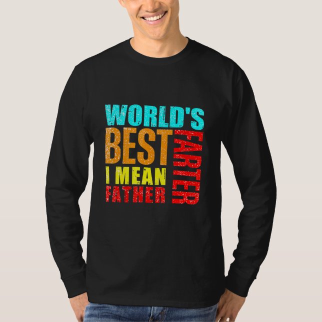 Manar Worlds Best Farter I Elak Far T Shirt (Framsida)