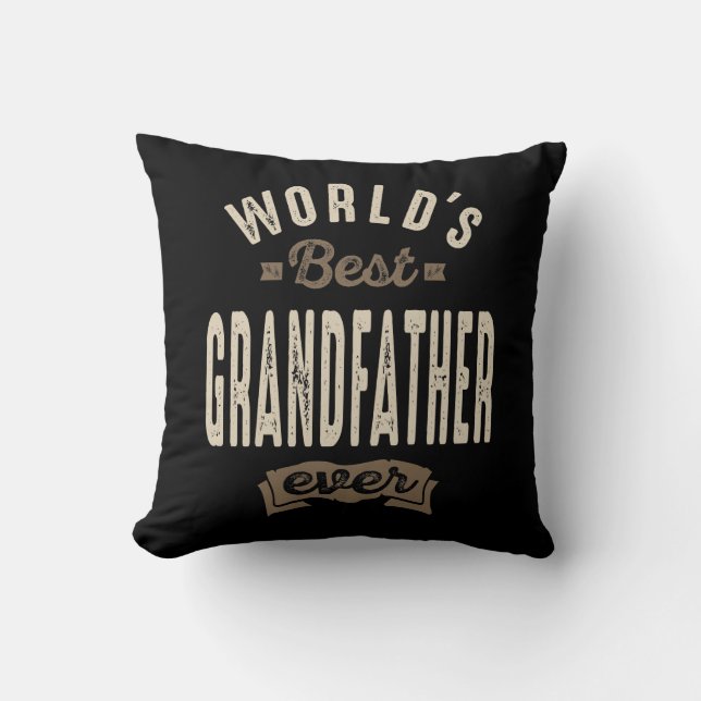 Manar World's Best Grandfather nånsin Gift Kudde (Framsida)