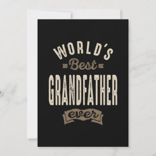 Manar World's Best Grandfather nånsin Gift Tack Kort