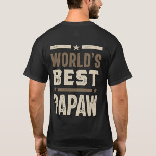 Manar World's Best Papaw Grandpa Gift T Shirt