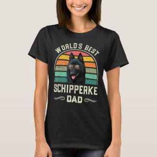 Manar Worlds Best Schipperke Pappa T Shirt