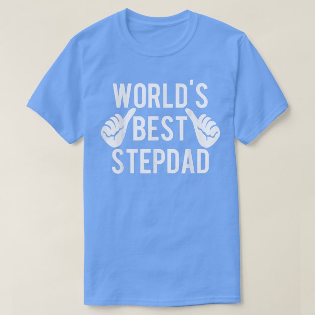 Manar World's Best Step Pappa T shirt - Underbara  (Design framsida)