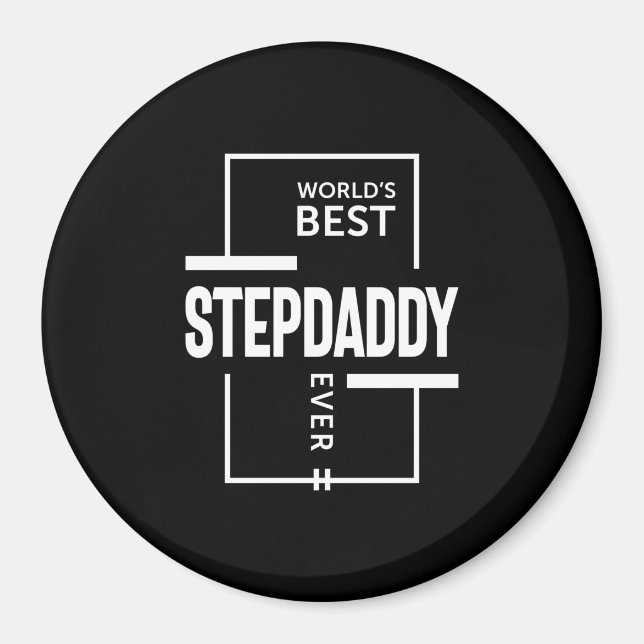 Manar World's Best Stepfather nånsin Gift Magnet (Framsidan)