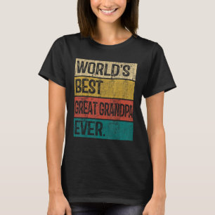 Manar World's Best Underbar Grandpa All Vintage Pa T Shirt