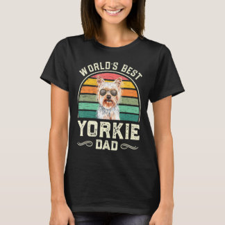 Manar Worlds Best Yorkie Pappa Vintage Yorkshire T T Shirt