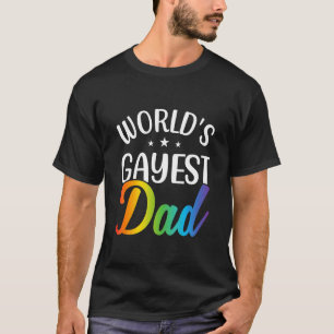 Manar Worlds Gayest Pappa Lgbt Gay pride Pride Mon T Shirt