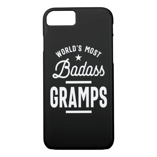 Manar World's Most Badass Gramps Grandpa Gift Case-Mate iPhone Skal (Baksida)