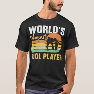 Manar World's Okayest Bassäng Player Retro Funny B T Shirt