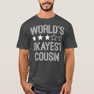 Manar Worlds Okayest Cousin Funny Cousin T Shirt