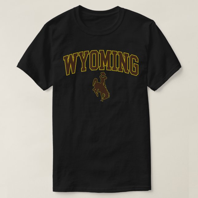 Manar Wyoming Cowboys Apparel Fläkt Favorite Arch T Shirt (Design framsida)