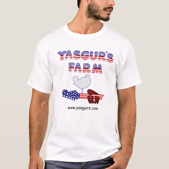 Manar Yasgurs skjorta för utslagsplats för T Shirt (Framsida)