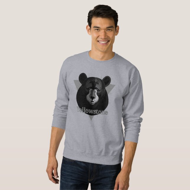 Manar Yellowstone Bear Sweatshirt (Hel framsida)