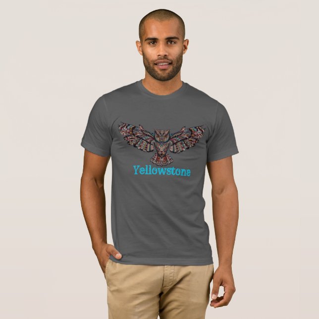 Manar Yellowstone T-Shirt (Hel framsida)