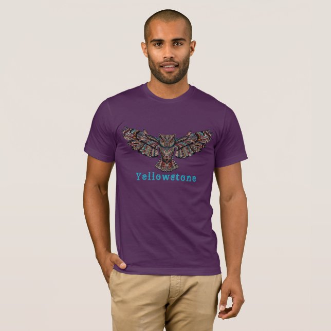 Manar Yellowstone T-Shirt (Hel framsida)