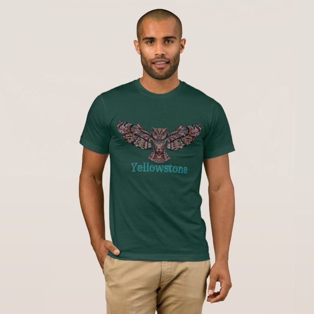 Manar Yellowstone T-Shirt (Hel framsida)