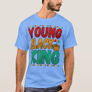 Manar Young Black Kung Afrika Junetelfte svarta hi T Shirt