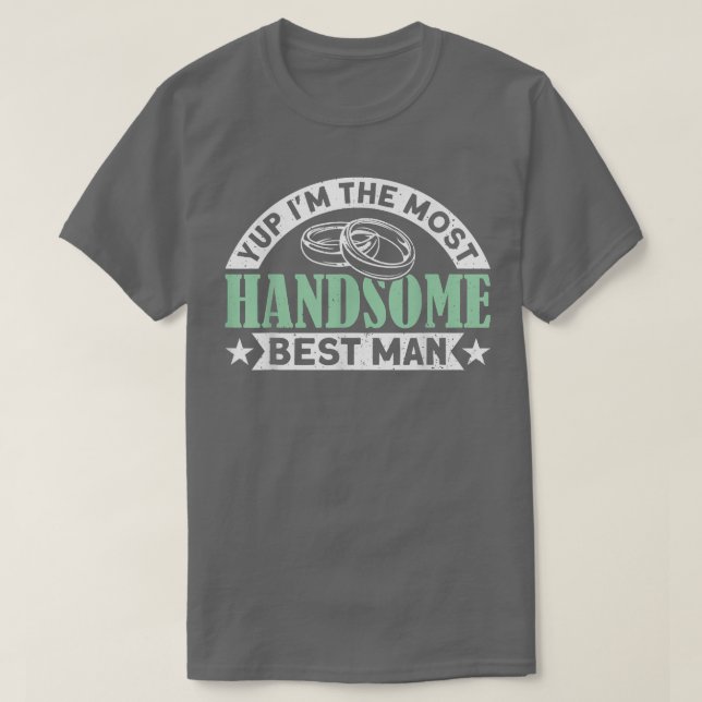 Manar Yup Im är den mest handsäkra bruden Pa T Shirt (Design framsida)