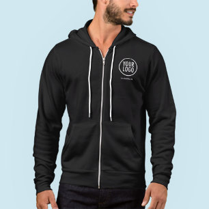 Manar Zipper Joggare Jacka med Logotyp No Minimum Tee Shirt