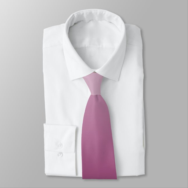 Manarna Neck Tie för färgtonsgradient i vin Slips (Bunden)
