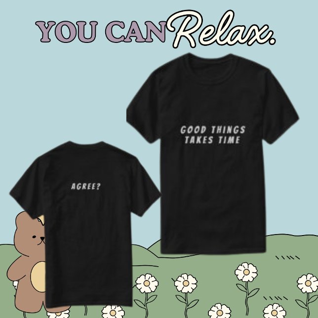 Manarna Personlig framför och bakom text T Shirt (Skapare uppladdad)