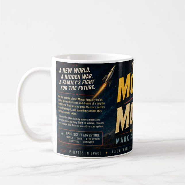Månarna runt Morag Kaffemugg (Vänster)