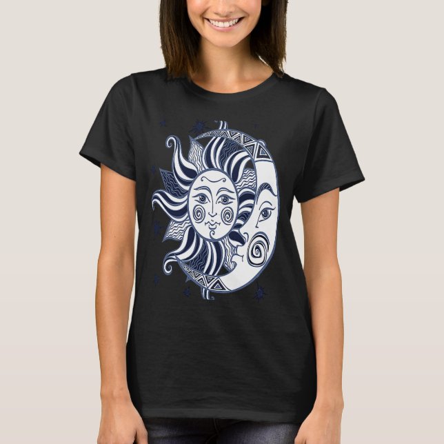 Manarna Sol Måne T Shirt (Framsida)